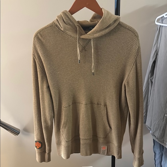 RLX Ralph Lauren Thick Cotton Hoodie Men's S - Tan - Picture 1 of 8